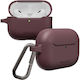 Mageasy Case in Burgundy color for Apple AirPods Pro