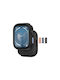 Mageasy Silikonhülle in Schwarz Farbe für Apple Watch 44 mm, Apple Watch 45 mm