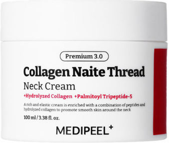 Medi Peel Collagen Naite Thread Крем За Врат Ден За Против Стареене Възстановяване и Блясък с Колаген и Церамиди 100ml