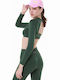 Damen Bluse Dark Green