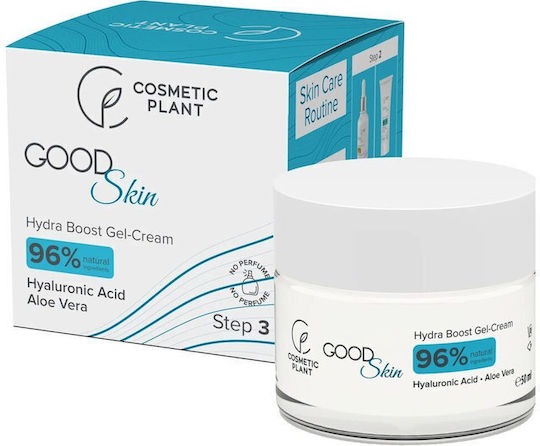 Cosmetic Plant Light Gel Hidratant și Regenerator de Față cu Acid Hialuronic și Colagen 50ml