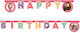 Ghirlandă Happy Birthday Mașa & Ursuleț New