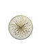PTMD Collection Antikes Wanduhr Metallisch Gold 59x3.5cm