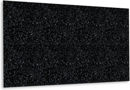Autocolant Panou Din Vinil Pentru Interior Clasic Negru Pentru Pardoseală 100x50 Cm