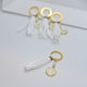 Afitechno Christening Charm Keychain White 150pcs