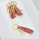 Afitechno Christening Charm Keychain Pink 100 Pieces
