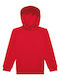 Kids Sweatshirt with Hood Red