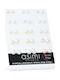 Asimi Body Piercing Earrings made of Steel with Pearls