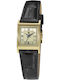 Lip Watches Churchill Men's Watch Battery with Black Leather Strap