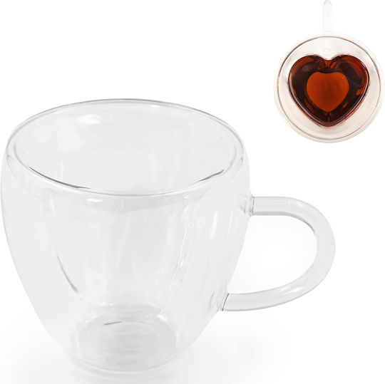 Cană Sticlă Transparentă 240ml