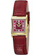 Lip Watches Women's Watch with Burgundy Leather Strap