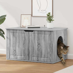 Vidaxl Casă Pentru Pisici Gri Sonoma 85 X 55 X ...