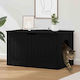 Vidaxl Cat House Black 85 x 55 x 53.5 cm Engine...