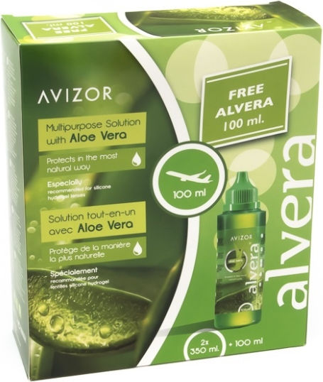 Avizor Alvera Contact Lens Solution 0ml & 100ml
