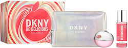 DKNY Be Delicious Γυναικείο Σετ με Eau de Parfum DKNY Be Delicious Γυναικείο Σετ με Eau de Parfum