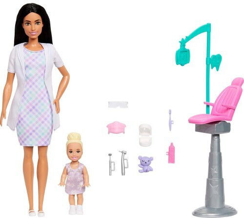 Barbie Berufe Puppenset für 3+ Jahre alt+ Jahre