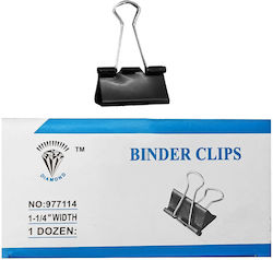 Justnote Cleme Metalice 32mm Negre 144buc