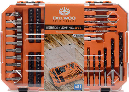 Комплект Свредла 81 Брой Daewoo