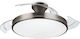 Philips Atlas Ventilator De Tavan Transparent / Argintiu