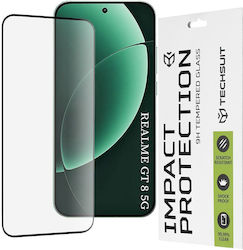 Techsuit Full Face Tempered Glass 0.33mm Μαύρο (Realme GT 8 Pro)