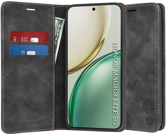 Techsuit Confy Buchen Sie Schwarz (Honor Magic8 Lite)