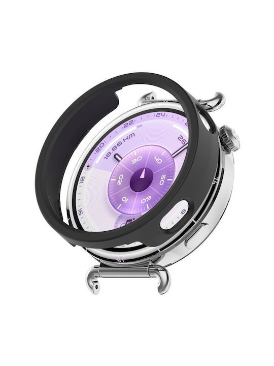 Πλαστική Θήκη με Τζαμάκι σε Μαύρο χρώμα για Huawei Watch GT 6 41mm