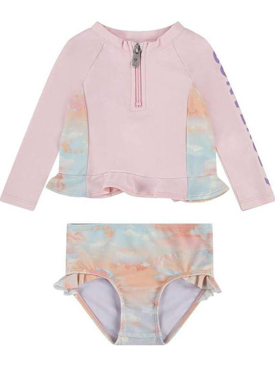 Converse Rash Guards Kids Swimwear Swimwear Set Sunset Pink