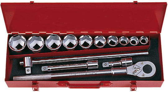 Force Ratschen- & Steckschlüssel-Sets 3\4" 14Stück