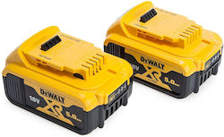 DEWALT Satz 2 Lithium-Ionen-Batterien 18V DCB184