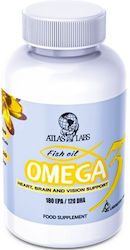 Atlas Labs Omega 3 Fish Oil 1000mg 100 softgels Atlas Labs Omega 3 Fish Oil 1000mg 100 softgels