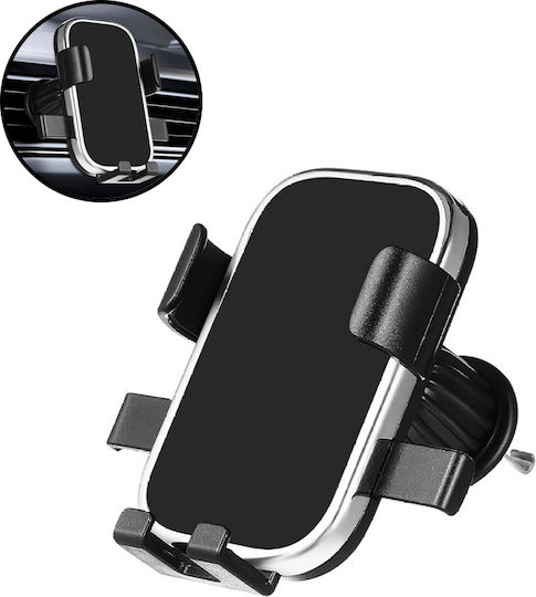 Car Mobile Holder Adjustable Hooks Air Vent Treqa Bc-t22 Black