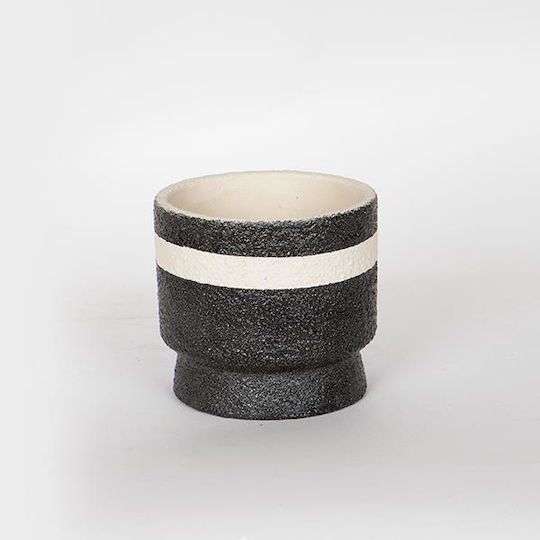 Ghiveci din Beton Negru 14x14x13εκ.