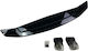 Car Rear Spoiler Trunk Honda Civic 2016-2020 Gt Plane Style Black Glossy