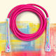 Coardă De Sărit 6 Mm Cablu Pvc Do Hard Things Elite Jumps Roz
