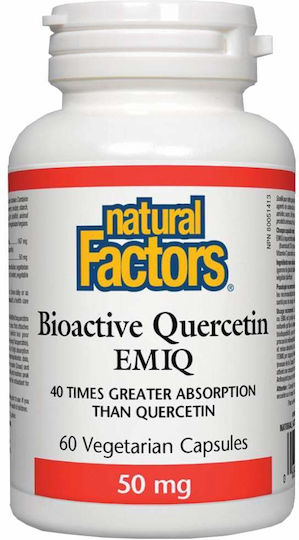 Natural Factors Bioactive Quercetin EMIQ 50mg 60 veg. Kappen