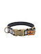 Dog Collar Tribal Urban Adjustable Fabric Collar Bailu Xs 22 34cm Neck Diameter Width 2cm Red