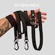 Bailu Foldable Dog Leash/Lead Strap in Black color