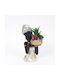 Decorative Sculpture Woman Potted Plant Flower 20x13x27cm Pack Of 2 Pieces