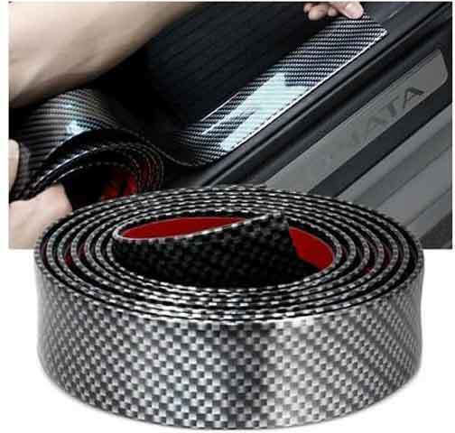 Front Flexible Carbon Car Spoiler 10m Car Stickers 101381