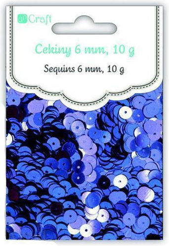 Pailletten Dp Craft Runde 6-9mm 10gr Blaue