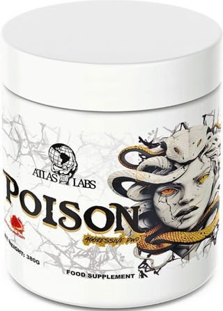 Atlas Labs Poison Συμπλήρωμα Pre Workout 300gr Καρπούζι