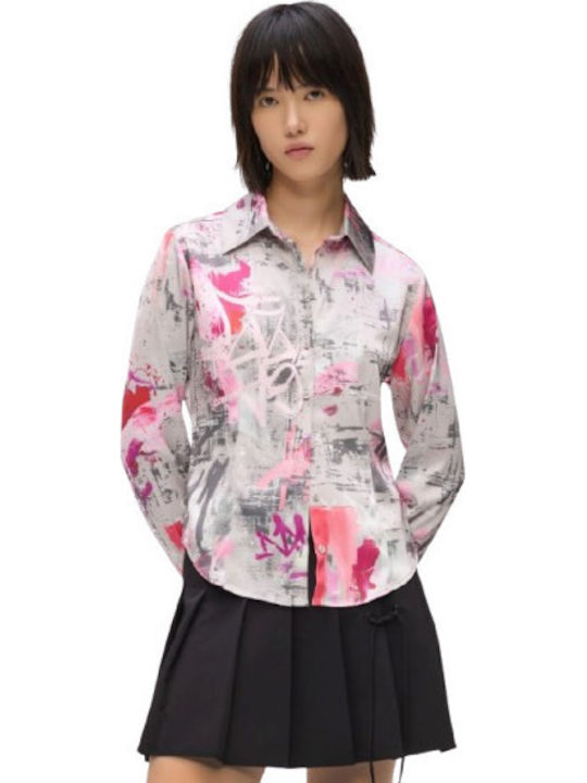 Karl Lagerfeld Women's Denim Long Sleeve Shirt
