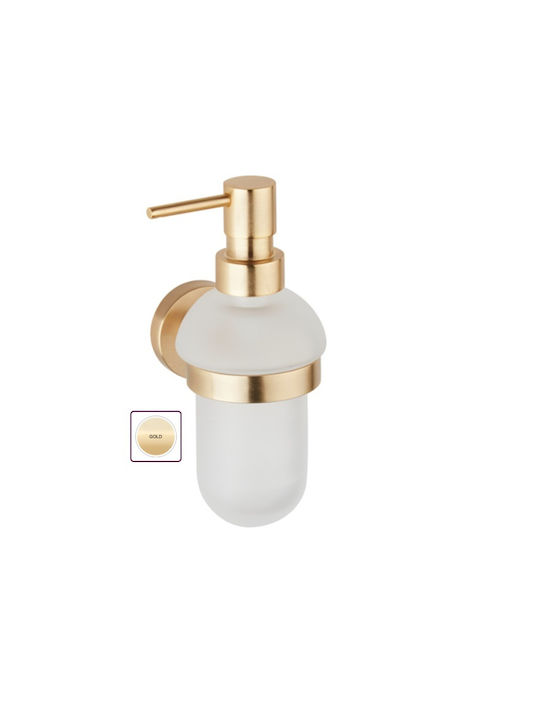 Bronze Art Wall-mounted Dispenser made of Stainless Steel Silver