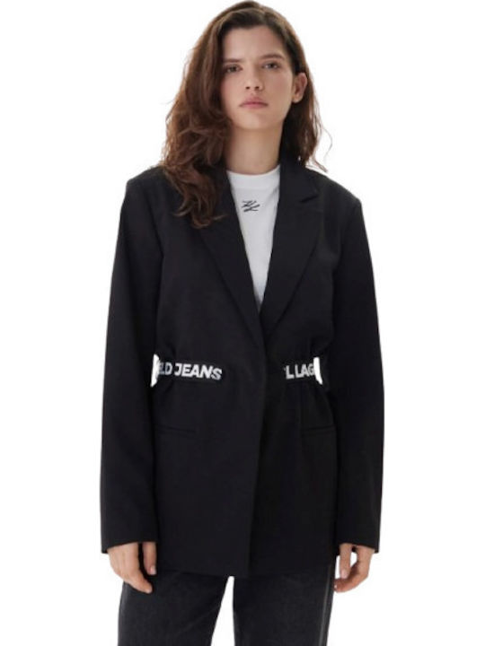 Karl Lagerfeld Women's Blazer Black