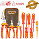 Ingco Caseta cu 9 Set de scule de electrician