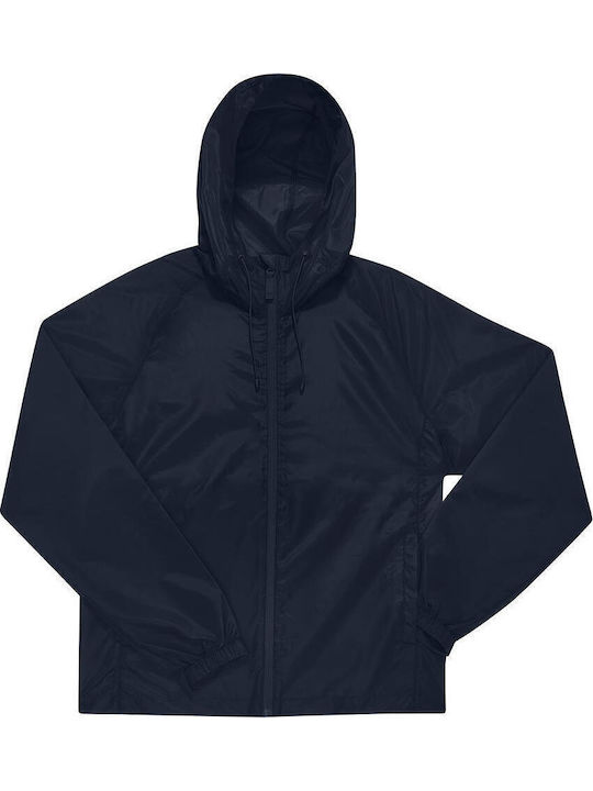 B&C Jacke Winddicht Navy