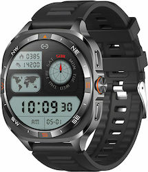 Microwear G400 Smartwatch με Παλμογράφο (Μαύρο)
