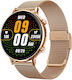 Microwear CY700 Smartwatch με Παλμογράφο (Χρυσό)