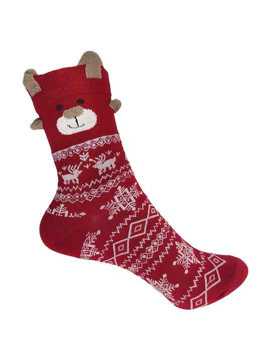 Gift-Me Women's Christmas Socks Red