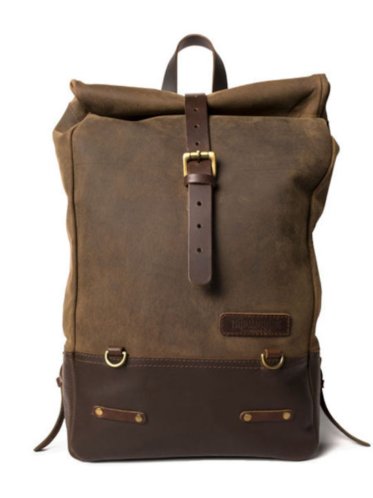 Trip Machine Rucsac Valiză Motocicletă Backpack Saddlebag 15 Litri Maro Tutun